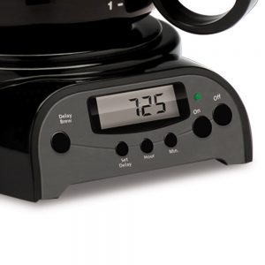 Mr. Coffee DRX5 4-Cup Programmable Coffeemaker, Black
