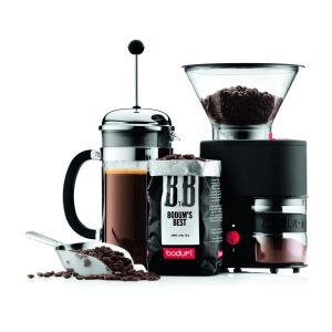 Bodum Bistro Electric Burr Coffee Grinder, Black